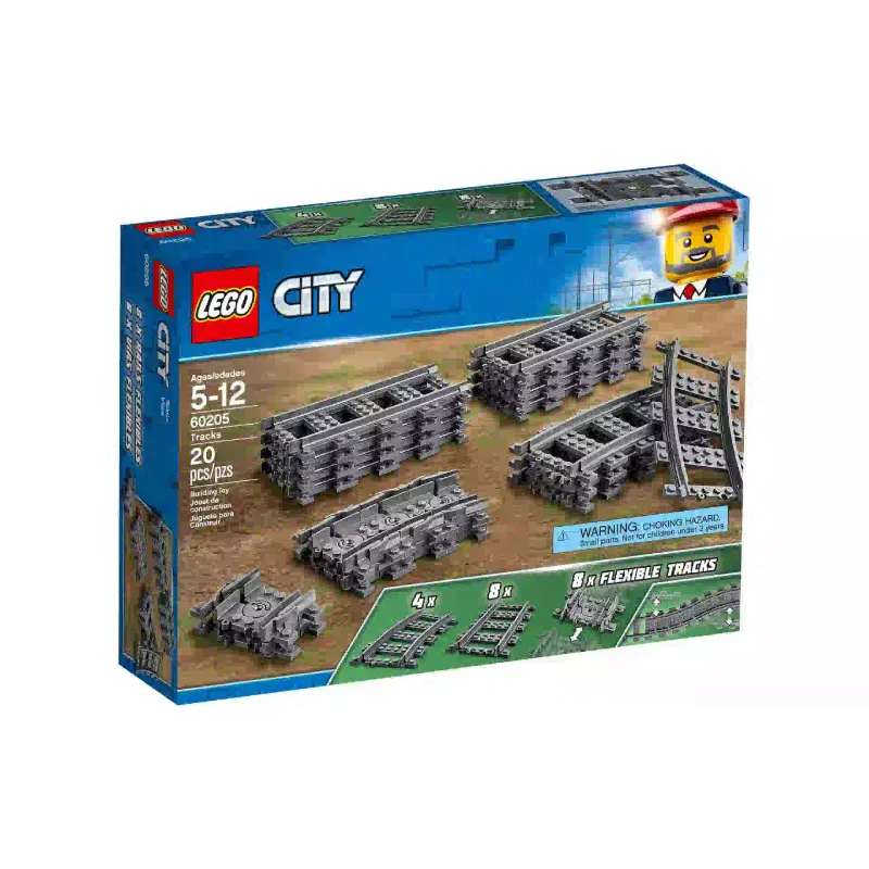 Κατασκευαστής LEGO City Trains Tracks (60205)