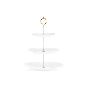 3-tiered dish Ardesto, White (AR3740)