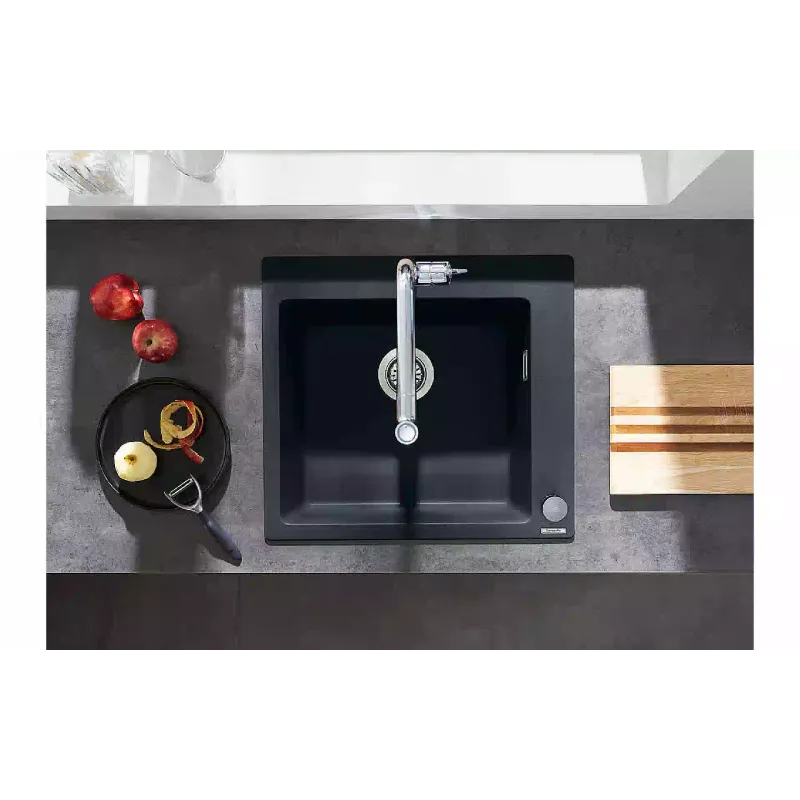 حوض المطبخ Hansgrohe S51, Black (43312170)