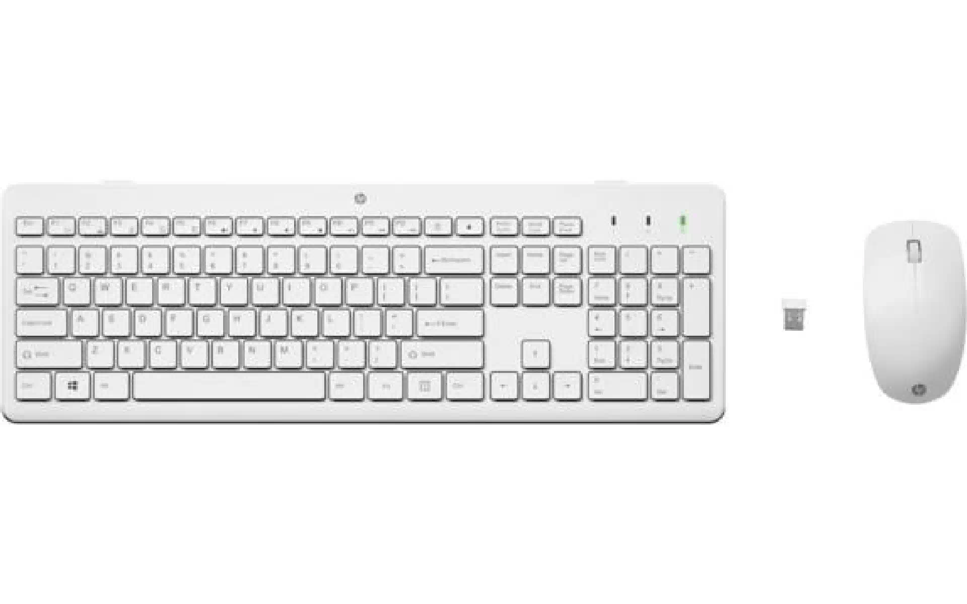 Teclado + Ratón HP, White (3L1F0AA) Teclado + Ratón HP, White (3L1F0AA)