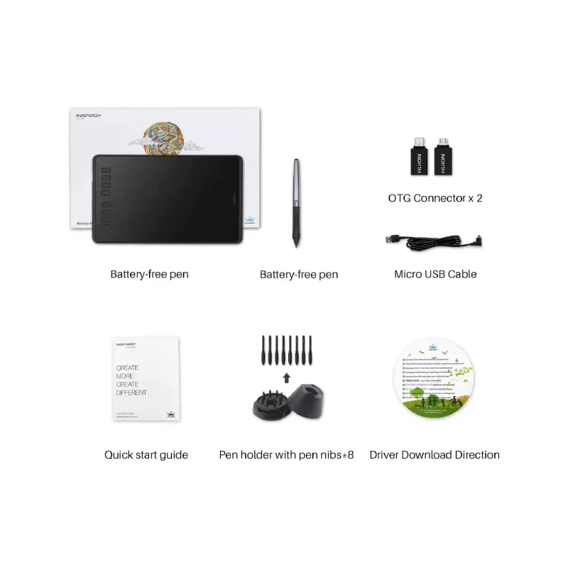 جهاز لوحي Huion, Black (H950P_HUION)