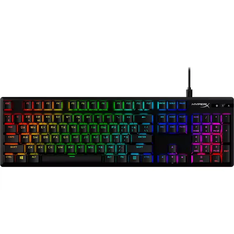 Mehanska tipkovnica HyperX Alloy Origins Origins PBT, Black (639N3AA)