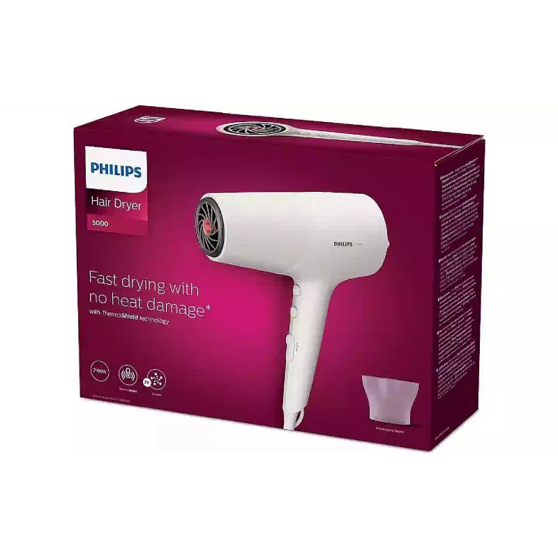 Sušilnik za lase Philips, White (BHD501/00)