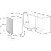 غسالة الأطباق المدمجة Gorenje, White (GV520E10S)