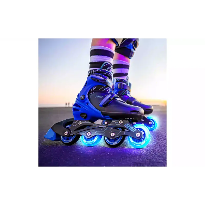 Rolerji Neon Combo Skates, Blue (NT09B4)