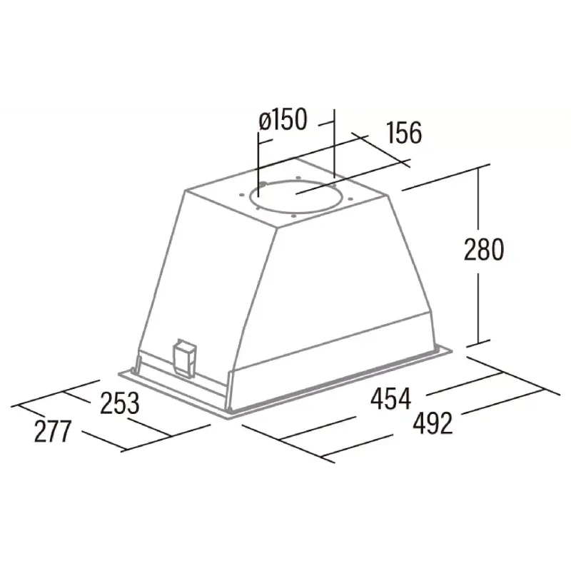 Вграден абсорбатор Cata (02030305)