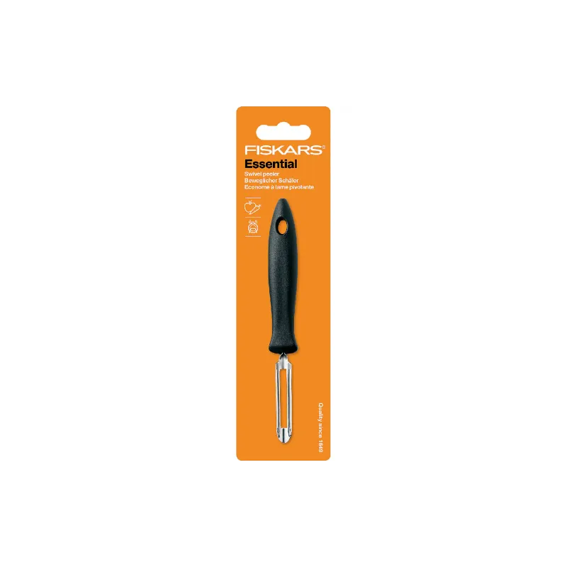 Gemüseschäler Fiskars Essential, Black (1023787)