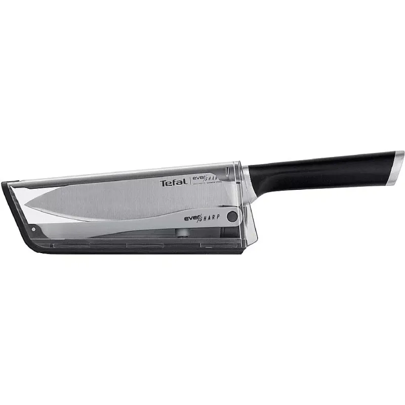 Kitchen knife Tefal Eversharp, Black (K2569004)