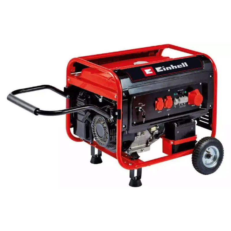 Генератор бензиновый Einhell TC-PG 55/E5, 5.5 кВт, 1/3 фазы, АВР, электростартер (4152562)