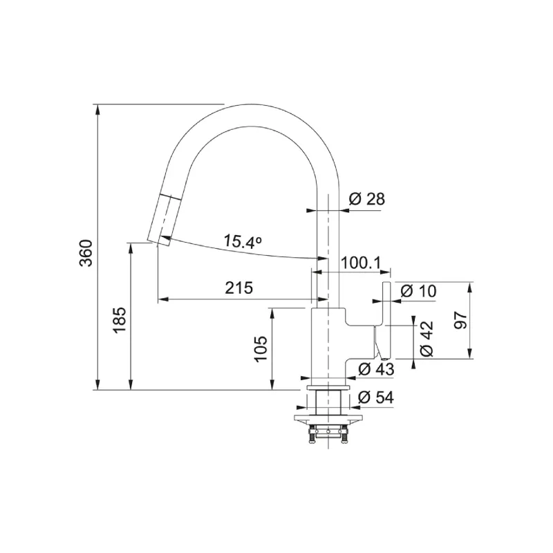 Küchenarmatur Franke, Gray (115.0626.057)