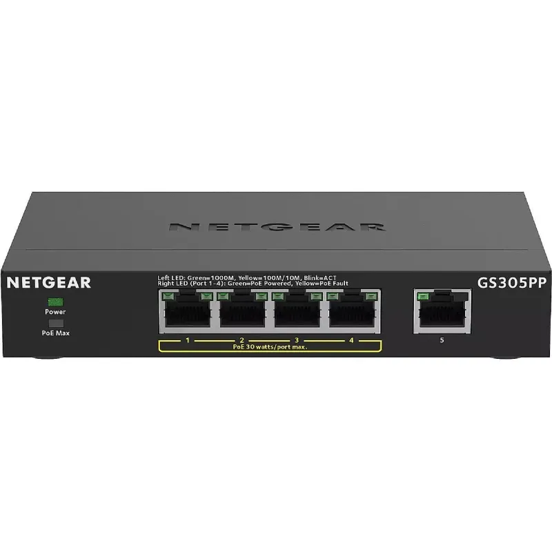 يُحوّل Netgear GS305PP (GS305PP-100PES)