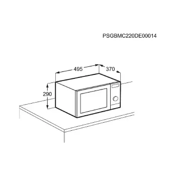 Forno de microondas Electrolux, Black (EMZ729EMK)