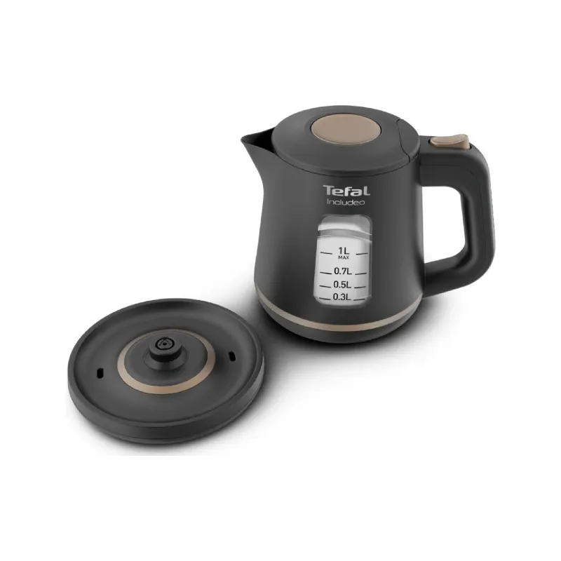 Chaleira elétrica Tefal, Black (KI533811)