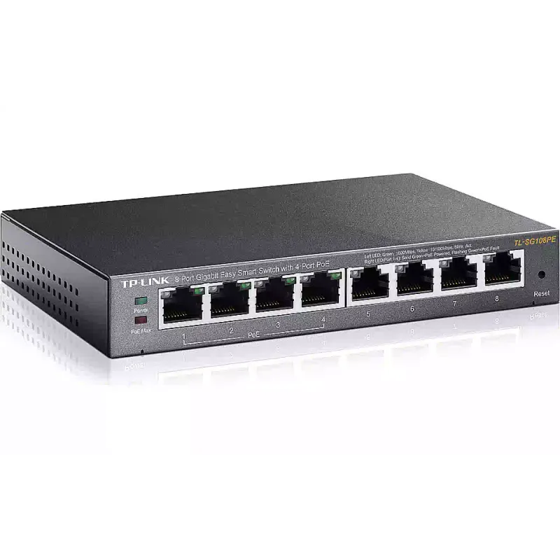 Превключвател TP-Link (TL-SG108PE)
