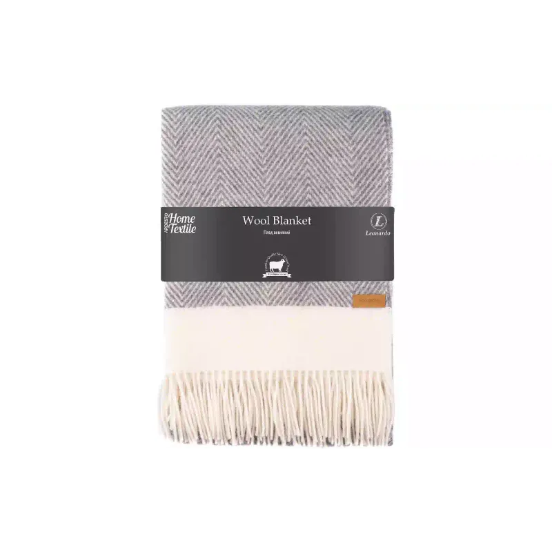 Плед Ardesto Leonardo Bianco, Gray (ART0502LB)