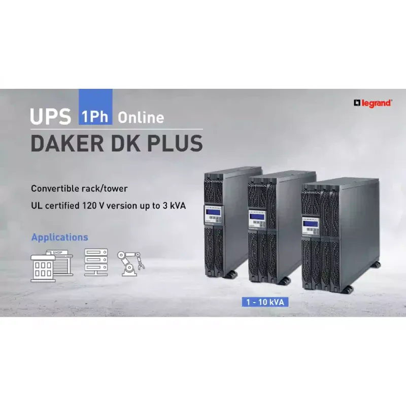 Αδιάλειπτη παροχή ρεύματος Legrand Daker DK Plus (310176)