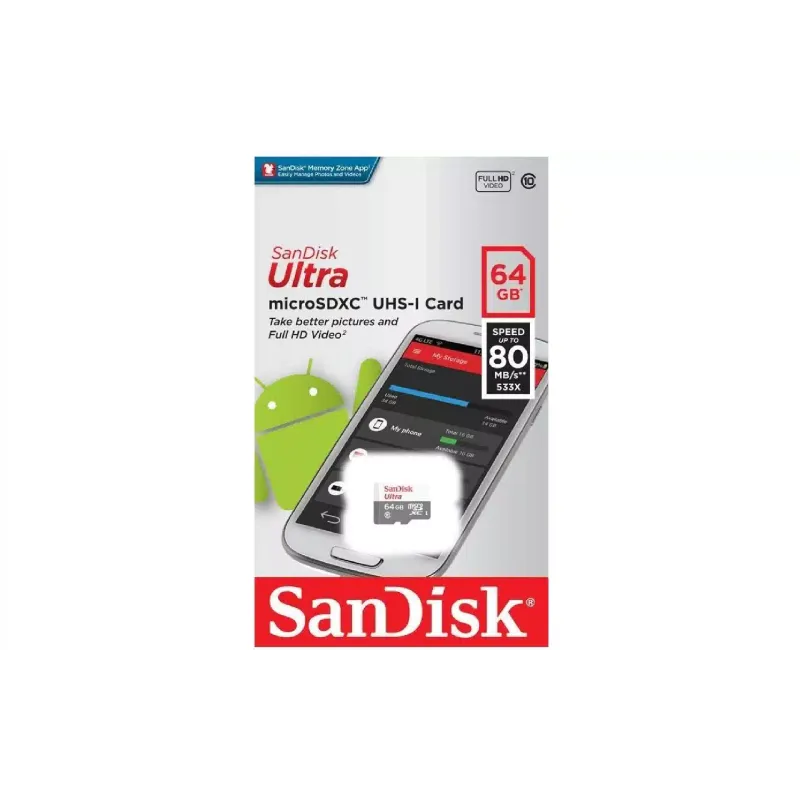 Κάρτα μνήμης Sandisk (SDSQUNR-064G-GN3MN)