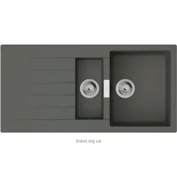 Кухонна мийка Hansgrohe S52 (43357290), Grey Stone Кухонна мийка Hansgrohe S52 (43357290), Grey Stone