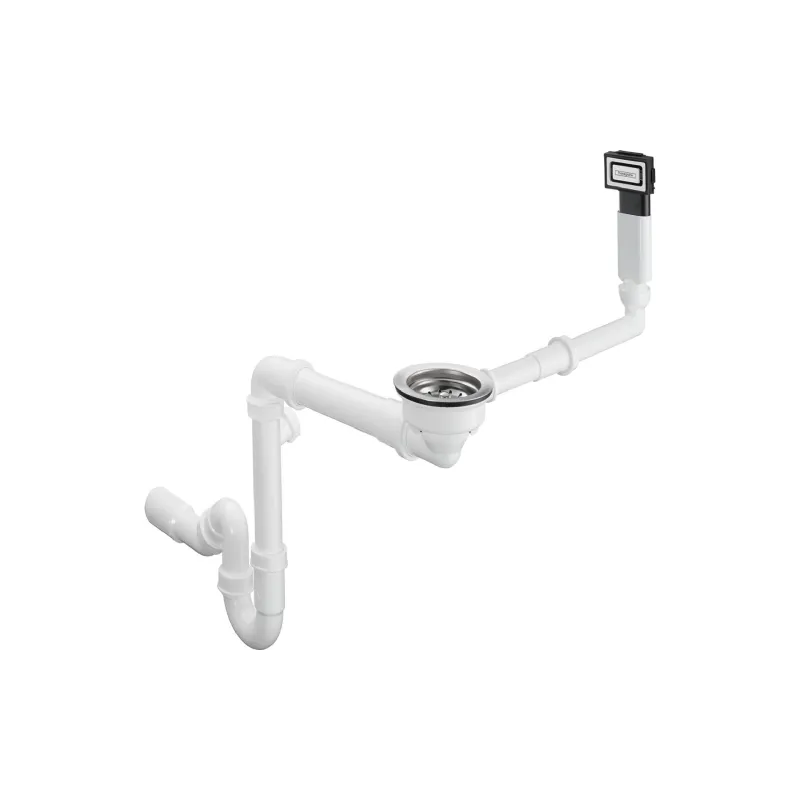 Sifón para fregadero Hansgrohe D16-10, White (43927000)