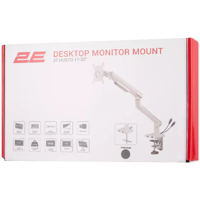 Soporte de escritorio para monitor 2E (2EDGEIFUSB)