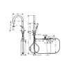 صنبور المطبخ Hansgrohe Aqittura, Chrome (76803000)