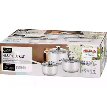 Conjunto de utensílios de cozinha Ardesto Gemini Gourmet (AR1906PS)