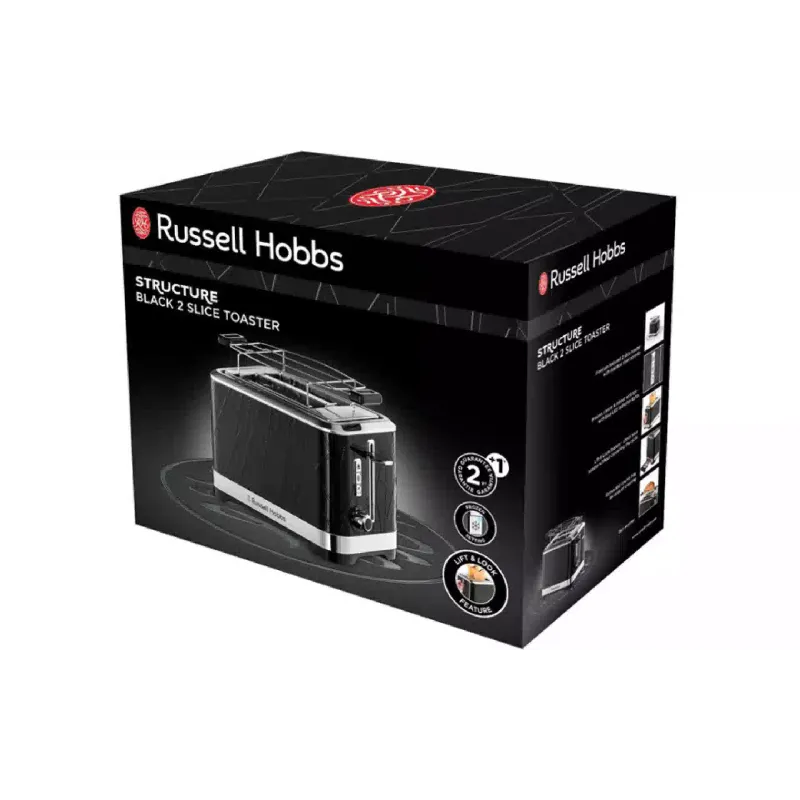 محمصة الخبز Russell Hobbs, Black (28091-56)