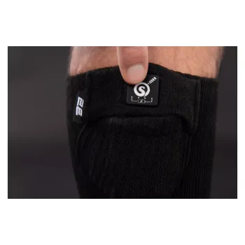 Шкарпетки з підігрівом високі 2E Plus (2E-HSRCPXL-BK), XL, Black