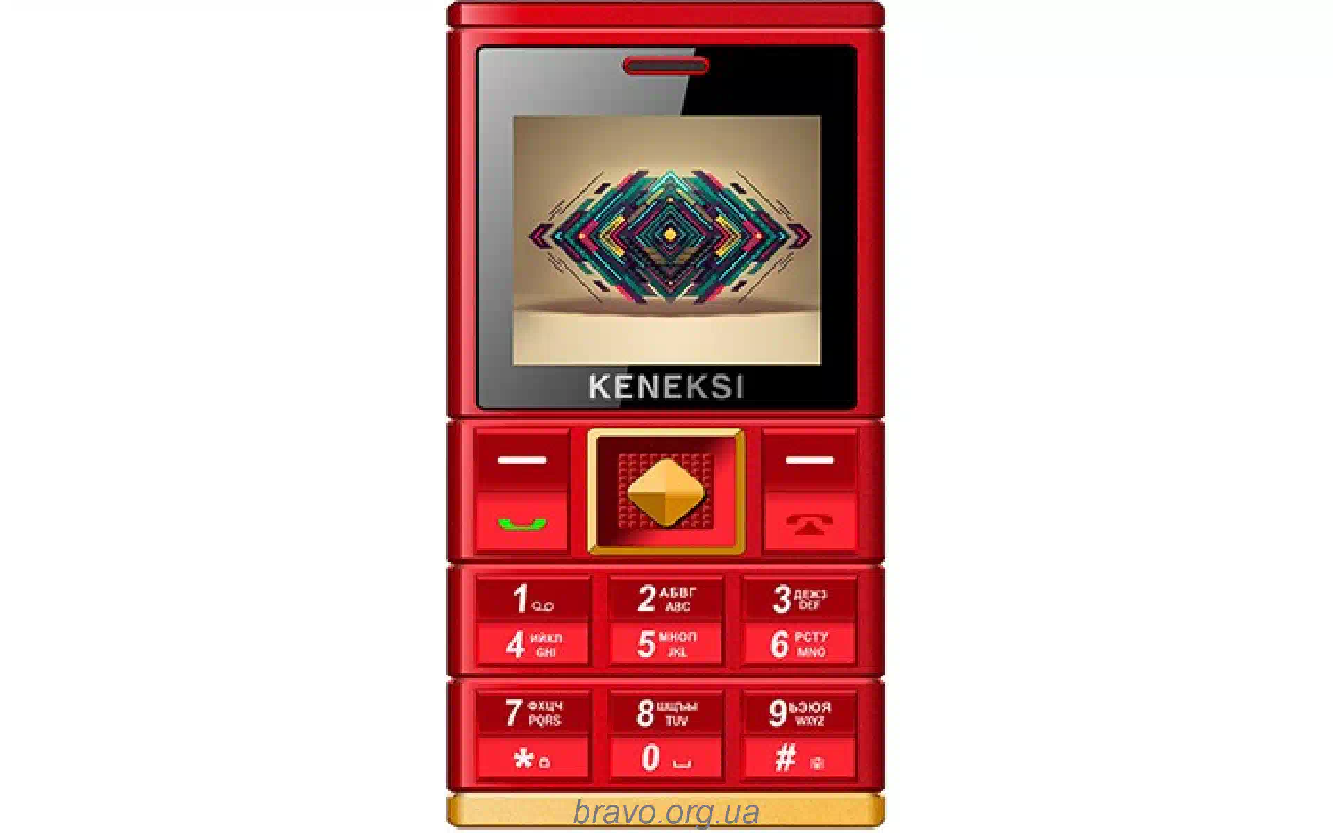 الهاتف المحمول Keneksi M1, Red (4602009346491) الهاتف المحمول Keneksi M1, Red (4602009346491)