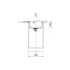 Fregadero de cocina Franke CNG 611-62 TL, Black (114.0630.458)