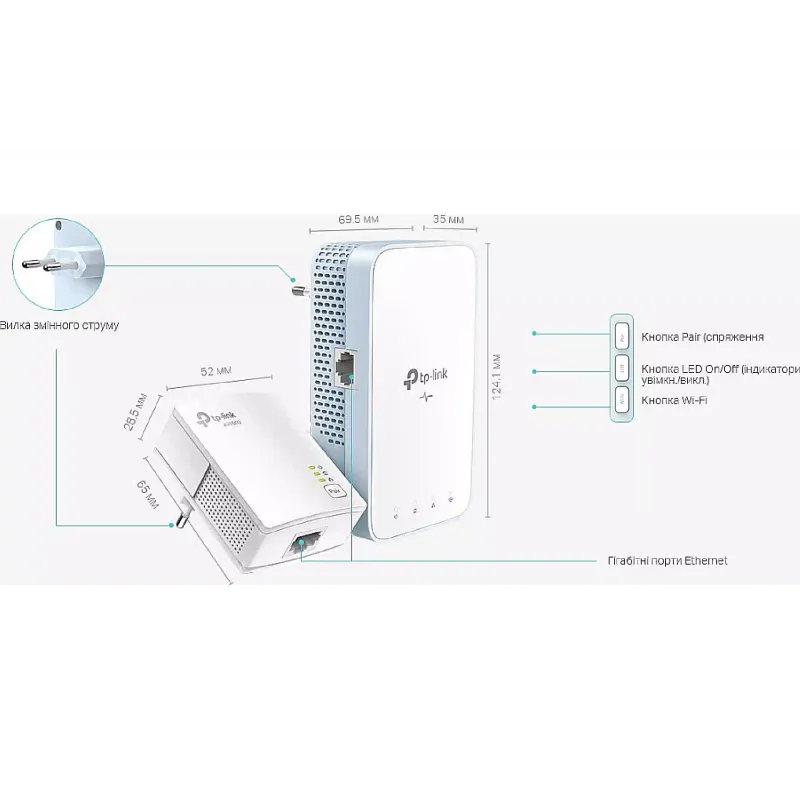 Napajalnik za električno omrežje TP-Link (TL-WPA7517 kit)