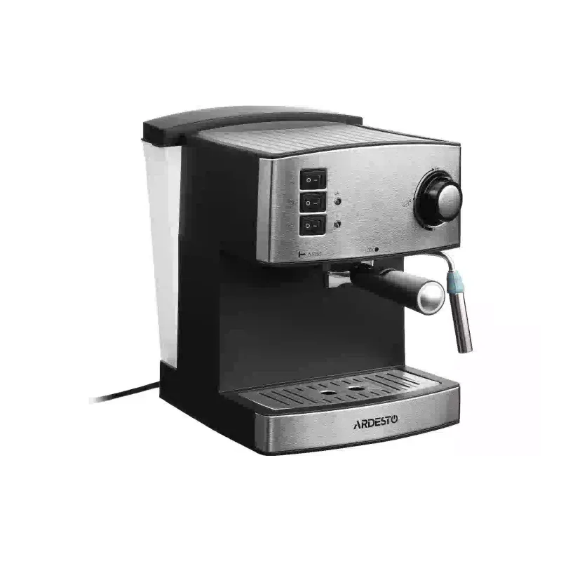 Кофеварка рожкова Ardesto Steel Collection (YCM-E1600), 1600 мл, Black