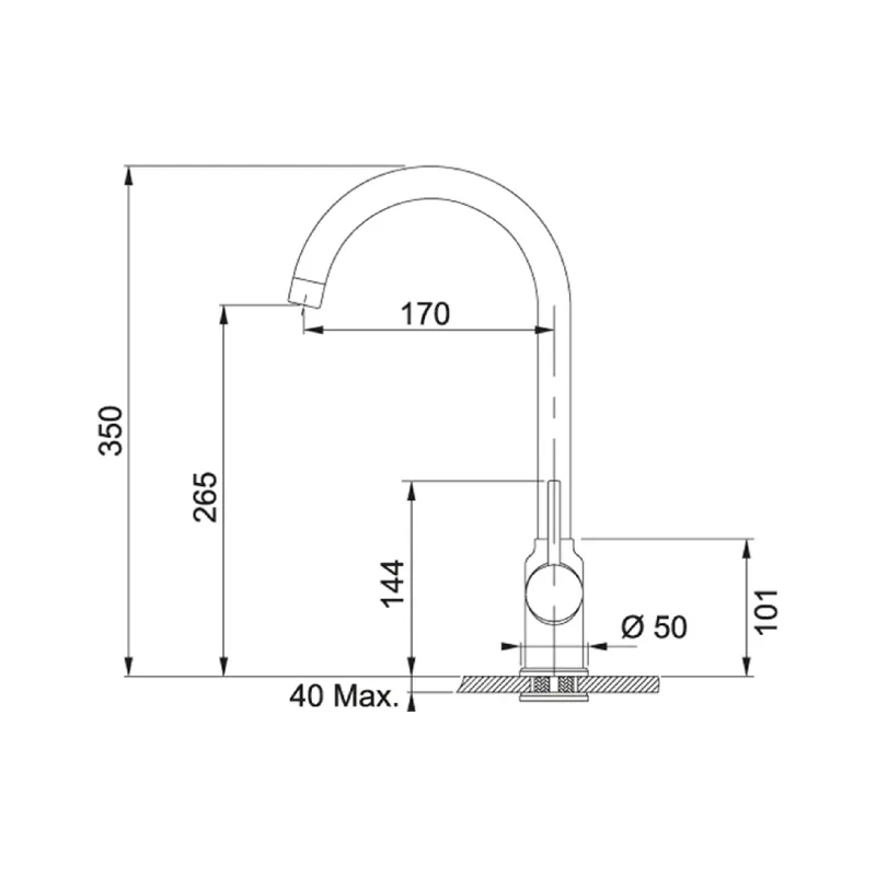 Змішувач для кухні Franke (115.0622.943)