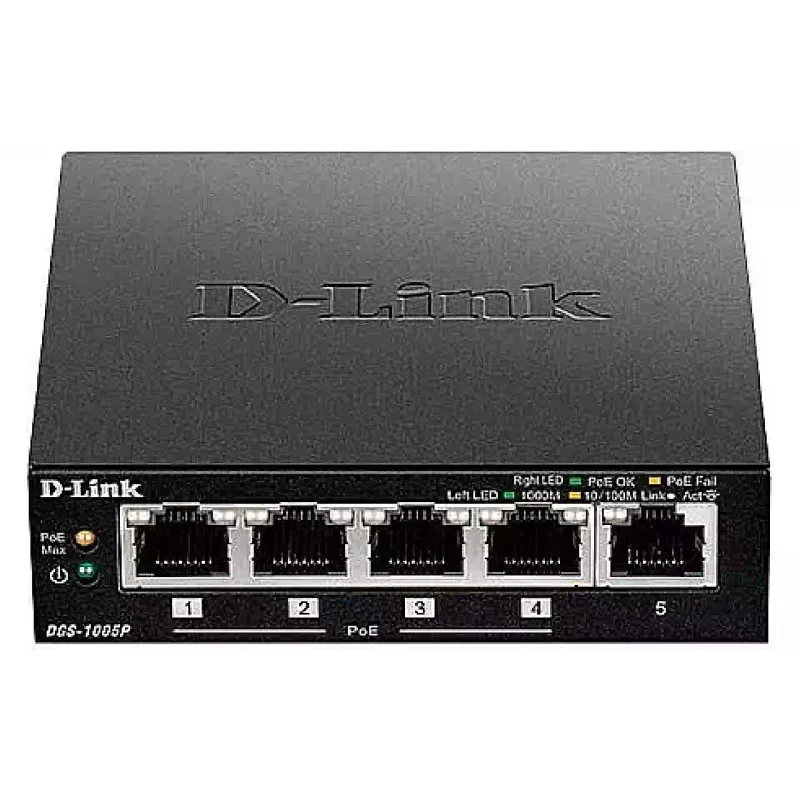 Превключвател D-Link (DGS-1005P)