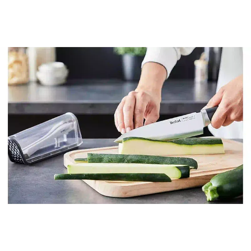 Kitchen knife Tefal Eversharp, Black (K2569004)