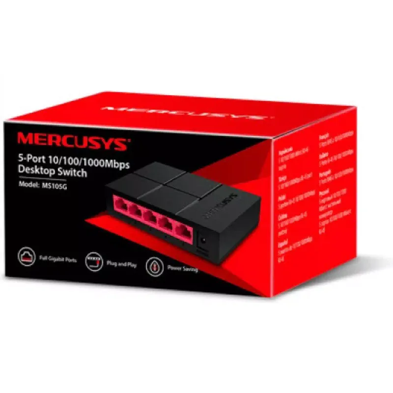 Комутатор Mercusys  (MS105G)