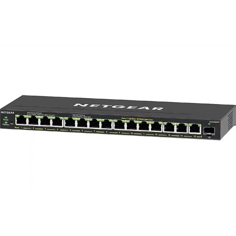 يُحوّل Netgear GS316EPP (GS316EPP-100PES)