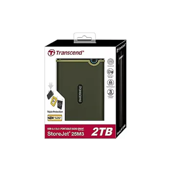 Накопитель USB Transcend 2Tb Green 25M3 (TS2TSJ25M3G)