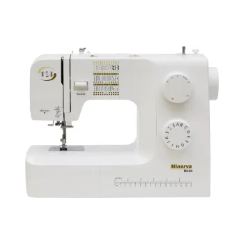 Sewing machine Minerva (M320), 70 W, White/Gold