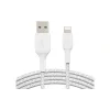 Kabel za polnjenje in sinhronizacijo Belkin USB-A - Lightning, White (CAA002BT1MWH)