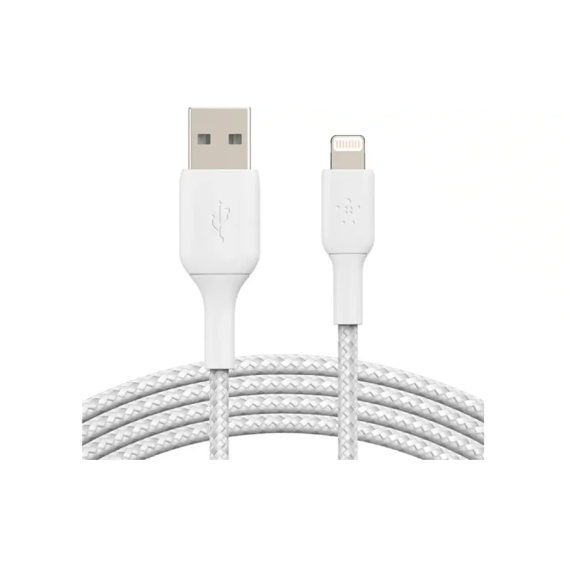 Kabel za polnjenje in sinhronizacijo Belkin USB-A - Lightning, White (CAA002BT1MWH)