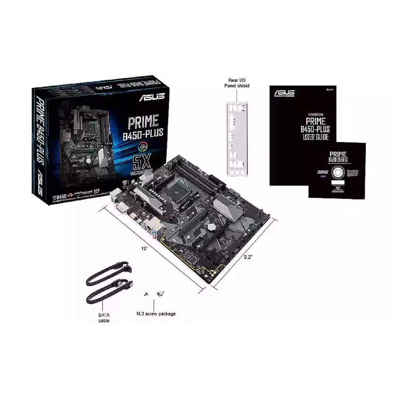 Placa-mãe Asus Prime B450-Plus (90MB0YN0-M0EAY0)