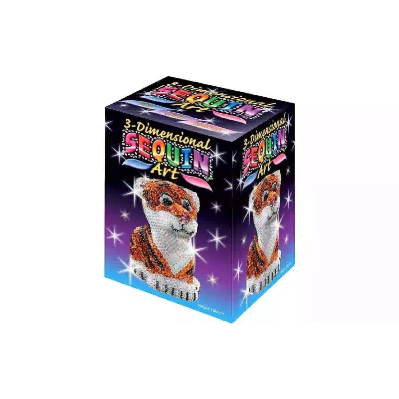 Kreatív készlet Sequin Art 3D Tiger (SA1122)
