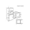 Forno de micro-ondas embutido Electrolux, Champagne (EMT25203OC)