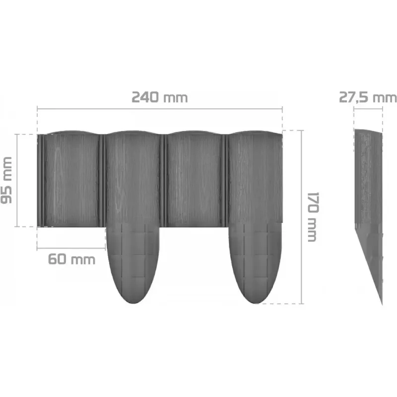Ograja za trato Cellfast (34-033)