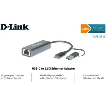 Adaptador de rede D-Link (DUB-2315)