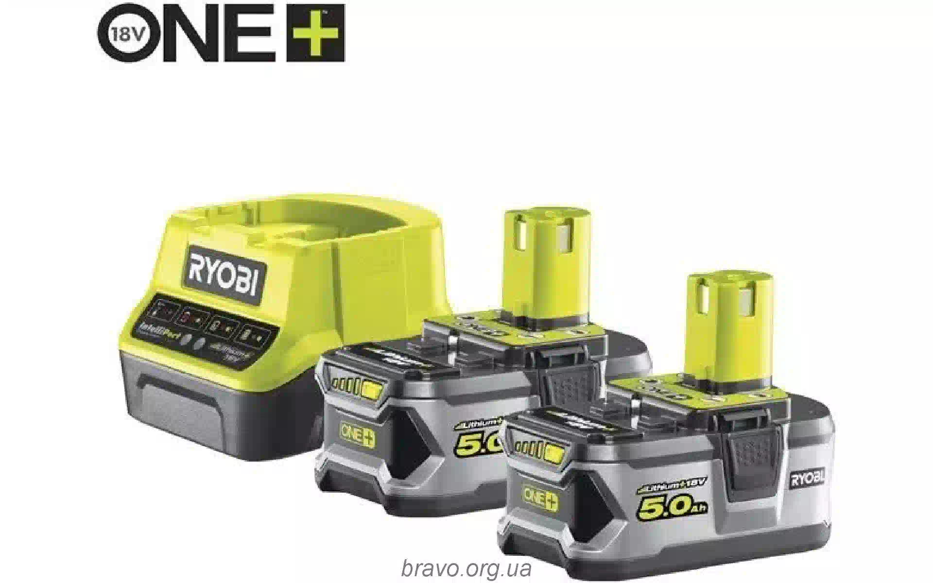 Акумулятор + зарядний пристрій Ryobi ONE+ RC18120-250 (5133003364) Акумулятор + зарядний пристрій Ryobi ONE+ RC18120-250 (5133003364)