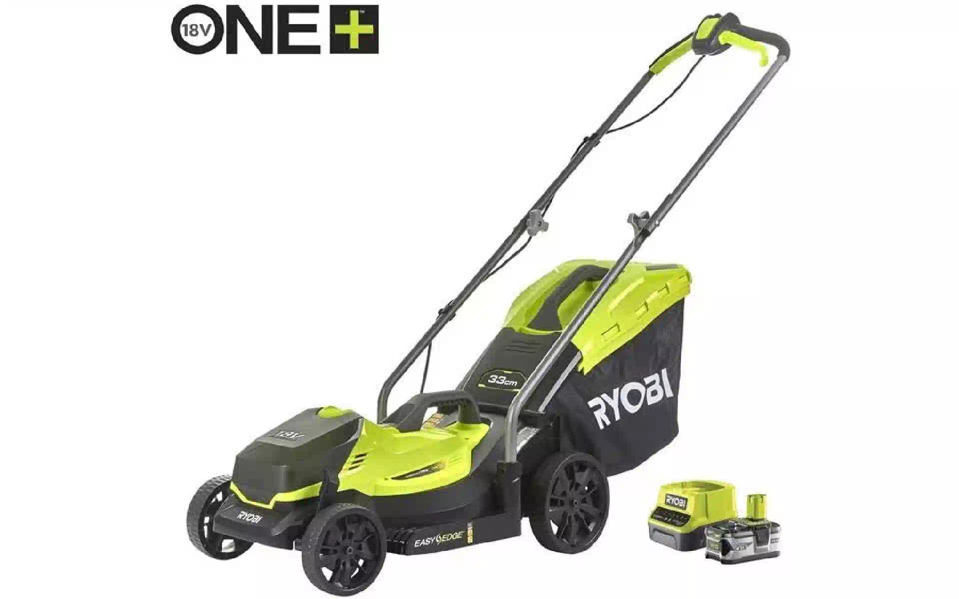 cortador de grama Ryobi ONE+ RLM18X33B-40 (5133004306) cortador de grama Ryobi ONE+ RLM18X33B-40 (5133004306)