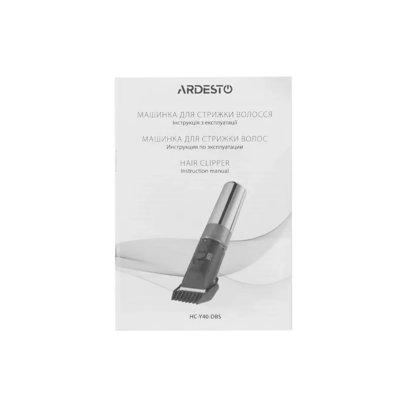 Κουρευτική μηχανή Ardesto, Black (HC-Y40-DBS)