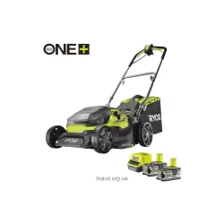 Газонокосарка Ryobi ONE+ RY18LMH37A-250 (5133004583), 45 л, 37 см Газонокосарка Ryobi ONE+ RY18LMH37A-250 (5133004583), 45 л, 37 см